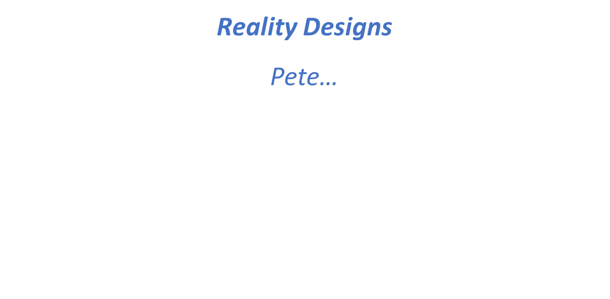 Reality Designs Logo Text Box